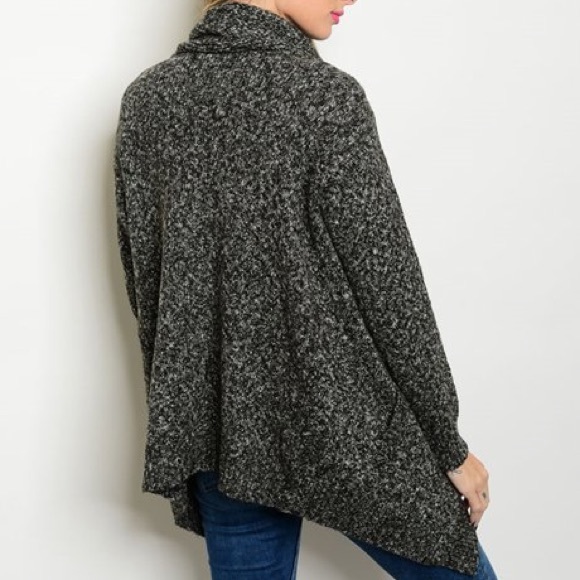 🎈LAST ONE🎈Wrap Front Grey Cardigan Sweater - Picture 2 of 4