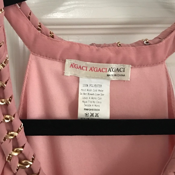 Pink and gold party dress! - Picture 3 of 4