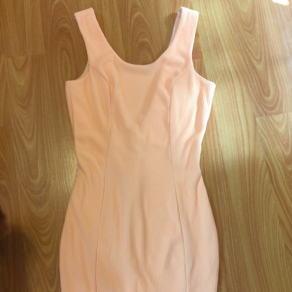 Gorgeous Cream Sickle Open Back Dress
