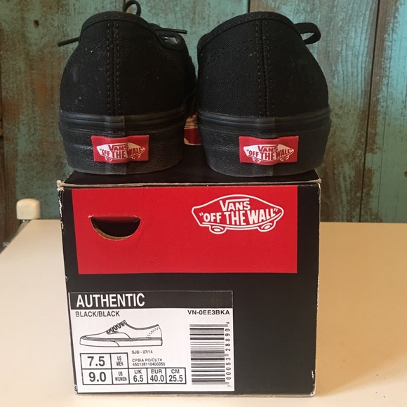vans 7.5 vans 7.5