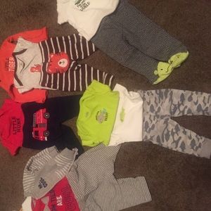 Carter Onesie bundles sets; tops and bottoms