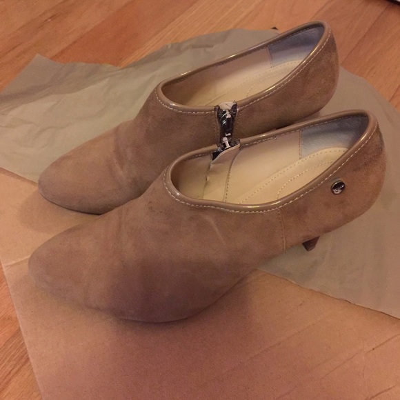 Calvin Klein booties.