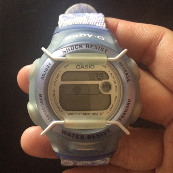 Purple hibiscus g-shock watch