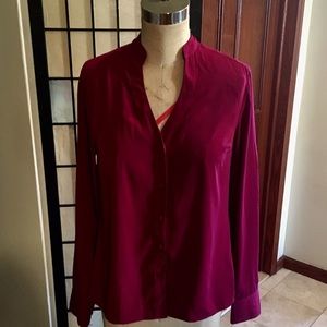Express XS fuchsia blouse