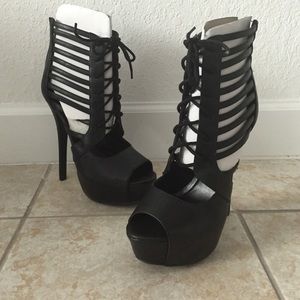 Brand new black stilettos SIZE 9