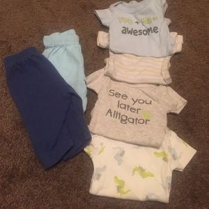 Onesie and bottom set