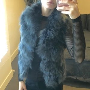 Adrienne Landau Fox Fur Vest