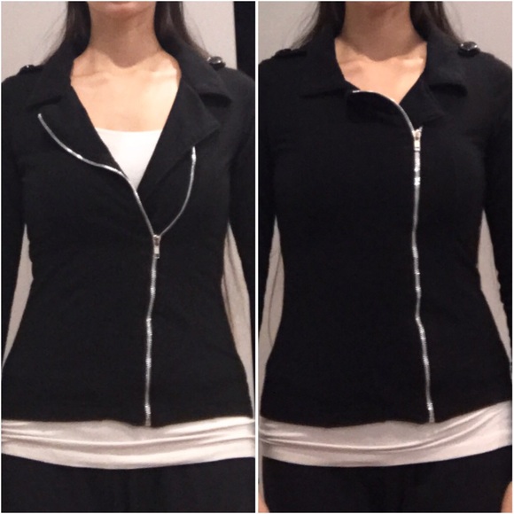 Charlotte Russe Zip Sweater Jacket - Picture 4 of 4