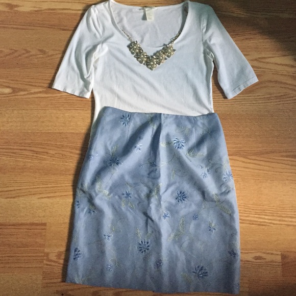 Ann Taylor Flowered Dress Skirt