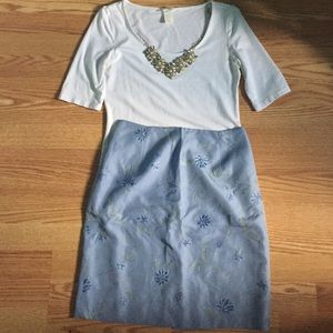 Ann Taylor Flowered Dress Skirt