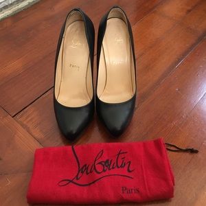 Christian Louboutin big lip metal heel pump