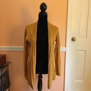 Mustard Yellow Gap Boyfriend Cardigan