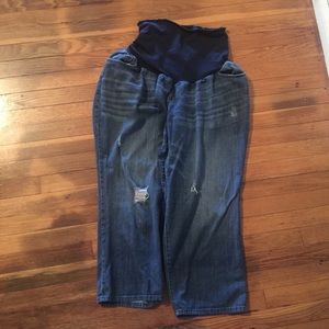 Maternity Denim Capri