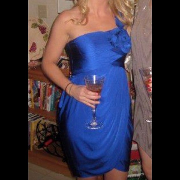 Royal blue cocktail dress - Picture 4 of 4