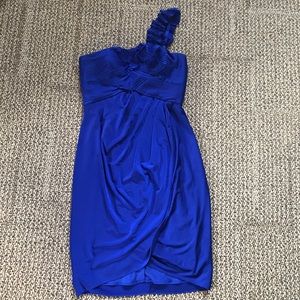 Royal blue cocktail dress