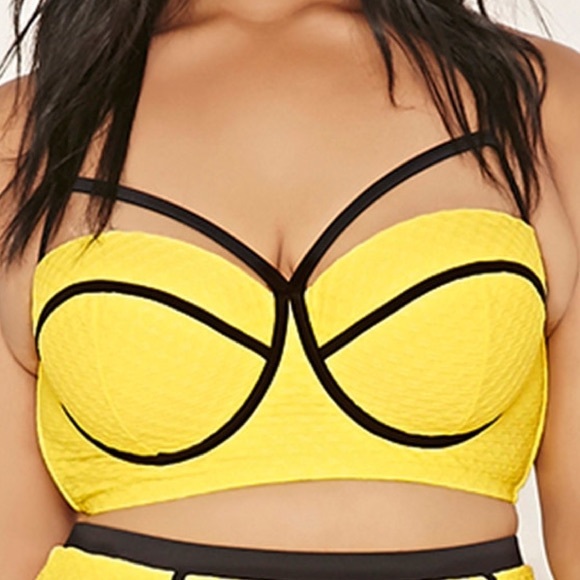 Forever 21 Plus bikini top 2x
