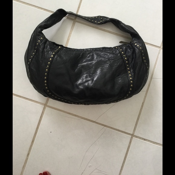 Beautiful black leather Kooba satchel.