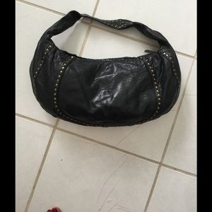 Beautiful black leather Kooba satchel.