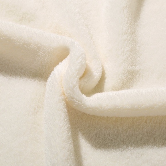 Velvet plush blanket twin , White , Twin - Picture 3 of 3