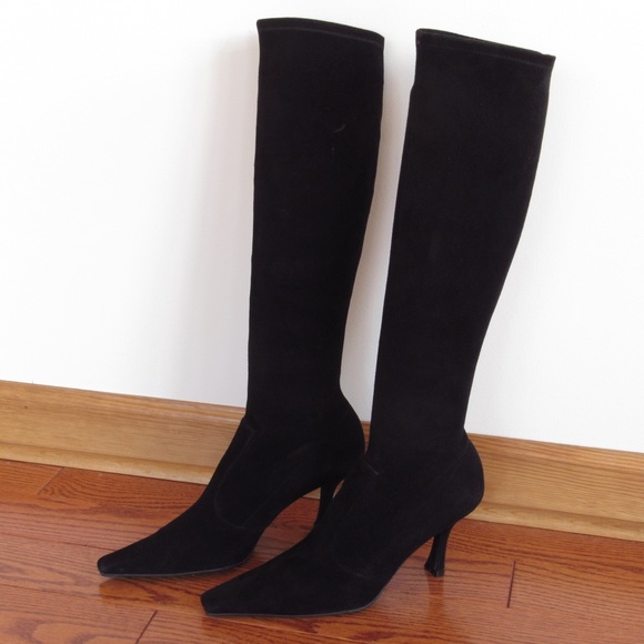 Stuart Weizman Tall Suede Boots 8