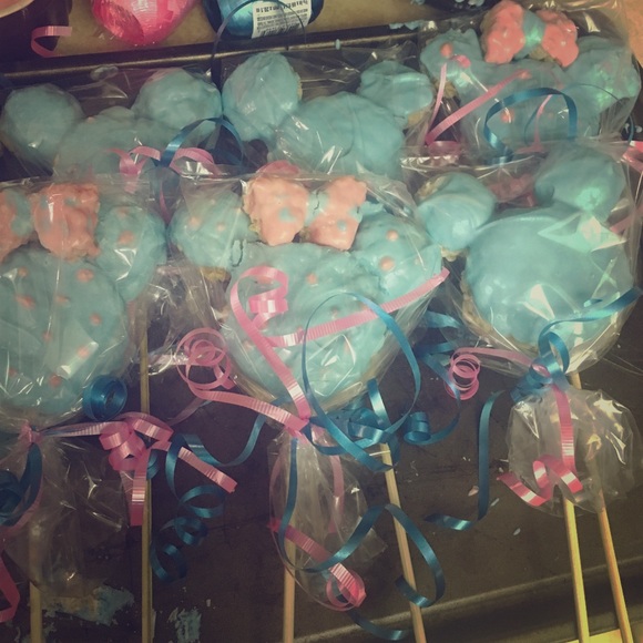 Rice krispy treats dipped in chocolate