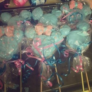 Rice krispy treats dipped in chocolate