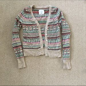 H&M printed cardigan