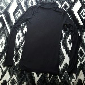 Black Slim Fit Turtle Neck