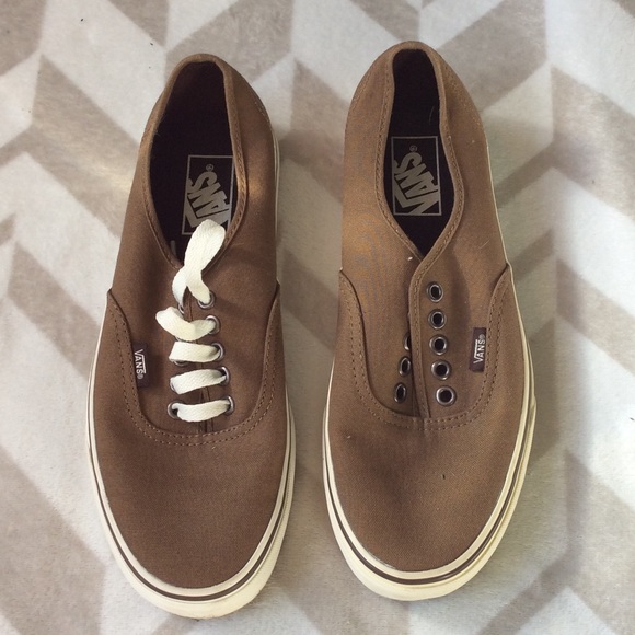 Vans Shoes - Brown vans worn once