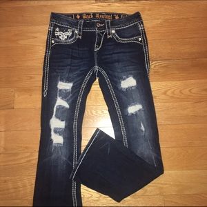 (Trade)Rock revival boot cut jeans