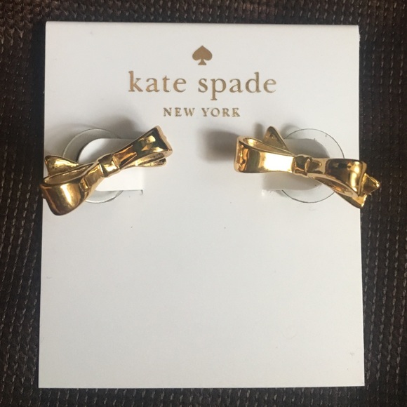Kate Spade Gold Bow Stud Earrings