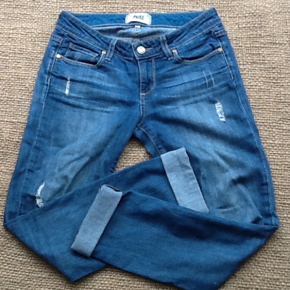 Distressed Paige Jeans