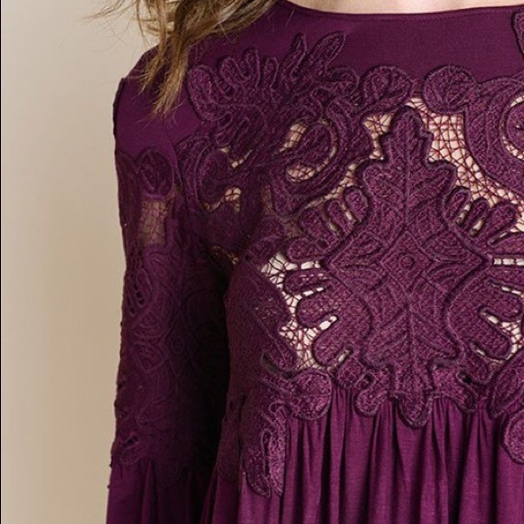 🎀New Arrival🎀 Color Me Plum Dress - Picture 3 of 3