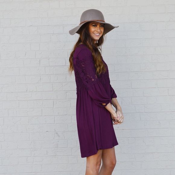 🎀New Arrival🎀 Color Me Plum Dress - Picture 2 of 3