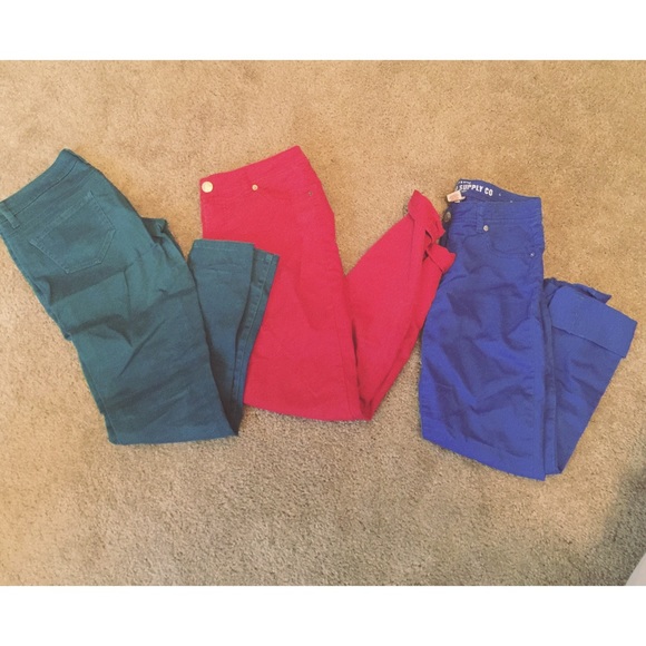 Bundle of Colored Skinny Pants
