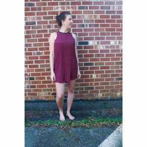 BRAND NEW! Midi burgundy dress
