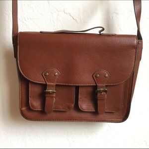 Satchel brown crossbody bag