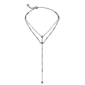 Kendra Scott Coby necklace in black