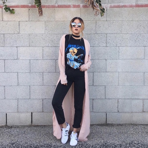 Jackets & Blazers - Dusty Pink Duster