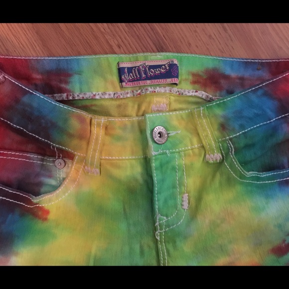 SALE!🌻Boho Hippie🌻 Tie-Dyed Festival Jeans - Picture 4 of 7