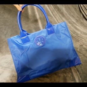 Tory Burch Ella Nylon Tote - size Large (blue)