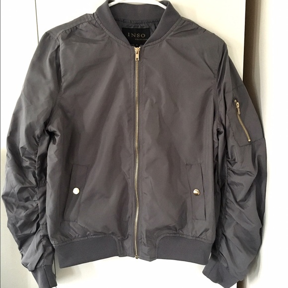 Grey bomber jacket - Picture 4 of 4