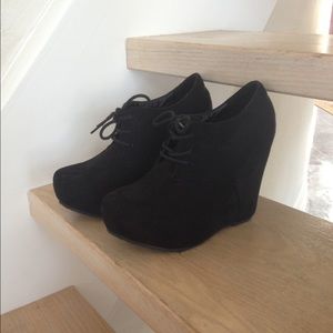 Charlotte Russe suede high heels