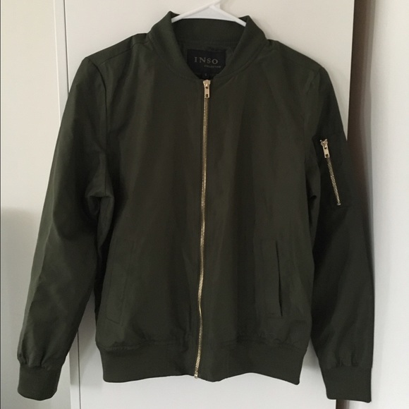 Military green bomber jacket - Picture 4 of 4