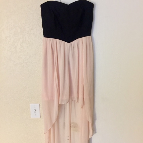 High Low Strapless Dress