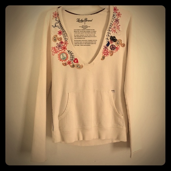Lucky Brand Tops - Lucky Brand hoodie