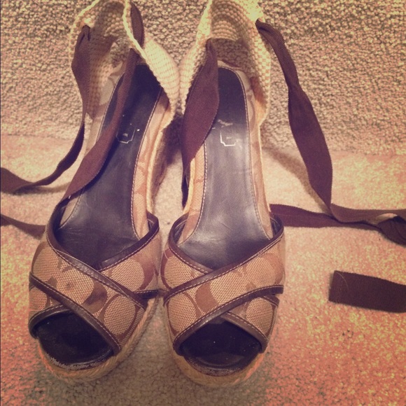 COACH espadrilles. Sz 6.5