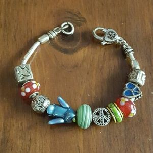 Peace Charm Bracelet