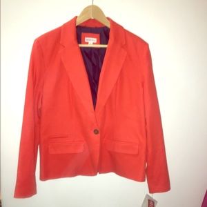 Orange blazer NWT