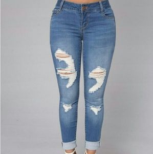 Fashion Nova Enlightenment Jeans Dark Wash